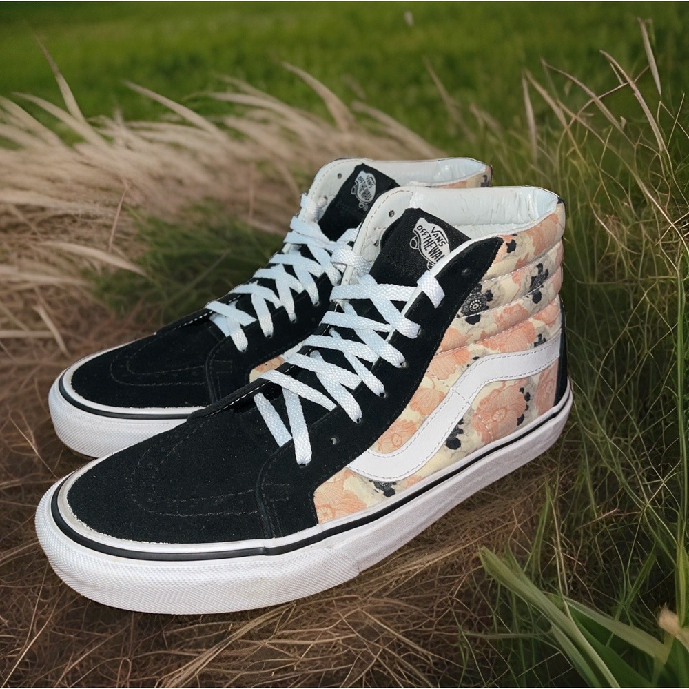 Vans Off The Wall Floral Shoes Women 10 Style# 721277